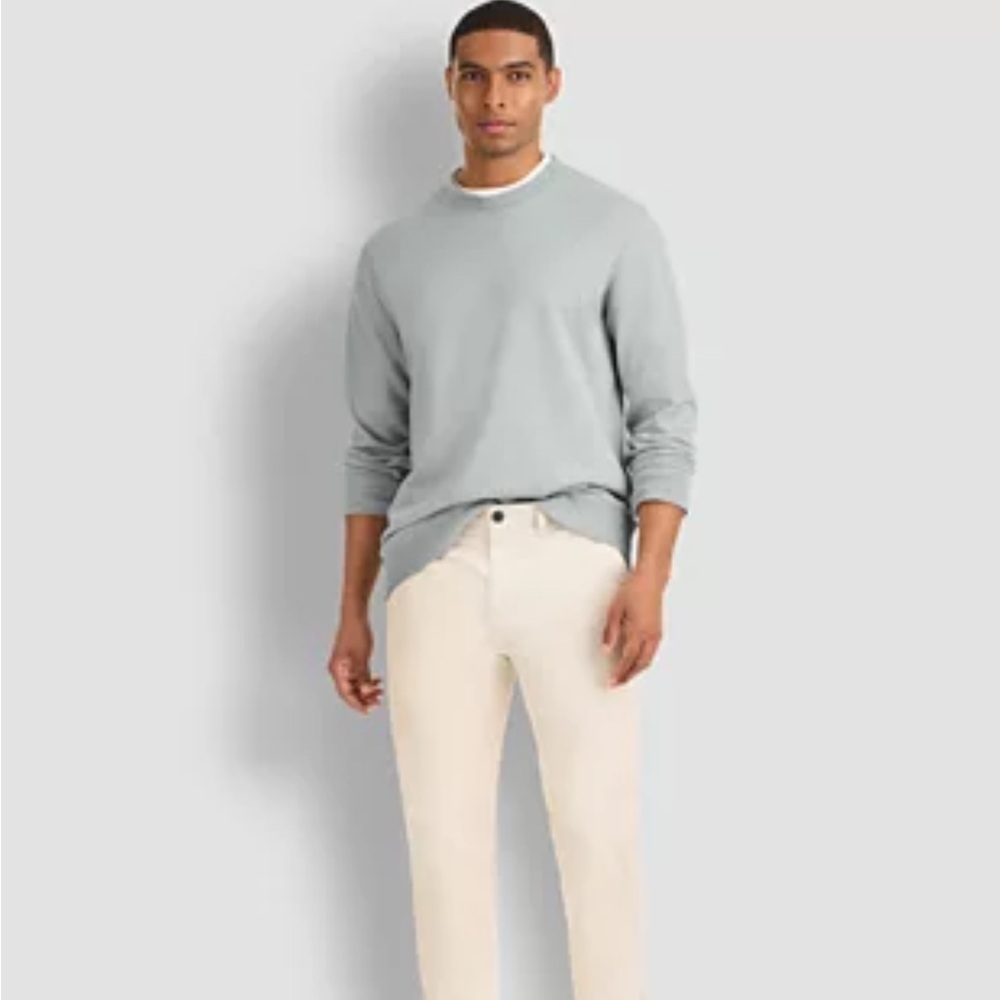 Van Heusen Men's Crewneck Sweater - Light Gray